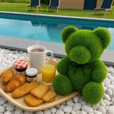 Lady Tipi 2 Avec Jacuzzi Et Piscine Lodge Saint-Utin